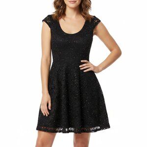 Little Black 🖤 Party Lace Dress with sparkles ✨